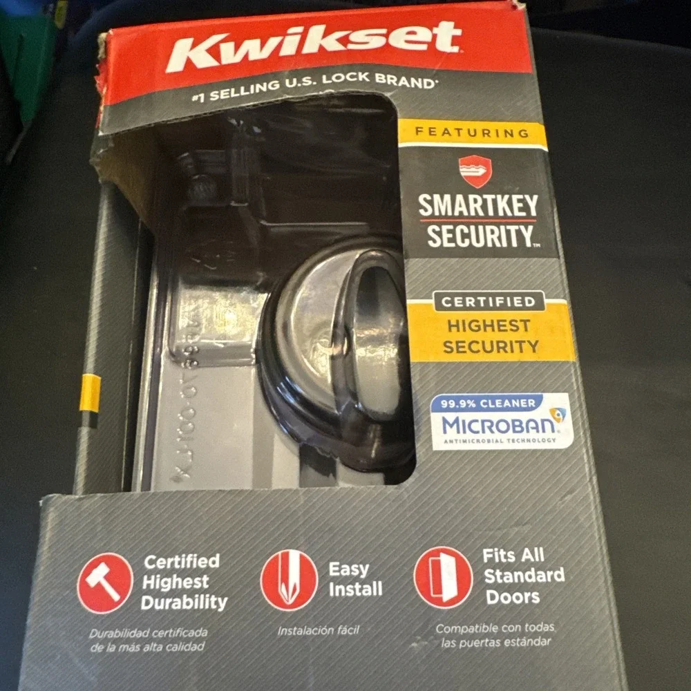 Kwikset SmartKey 980 Single Cylinder Deadbolt in Venetian Bronze 99800-122